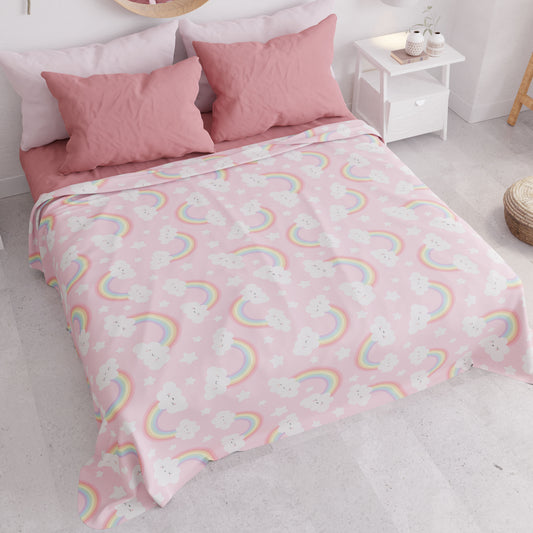 Copriletto Estivo, Coperta Leggera, Lenzuola Copriletto, Rainbow