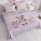 Copriletto Estivo, Coperta Leggera, Lenzuola Copriletto Teddy Love Lilla