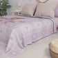 Copriletto Estivo, Coperta Leggera, Lenzuola Copriletto Teddy Love Lilla