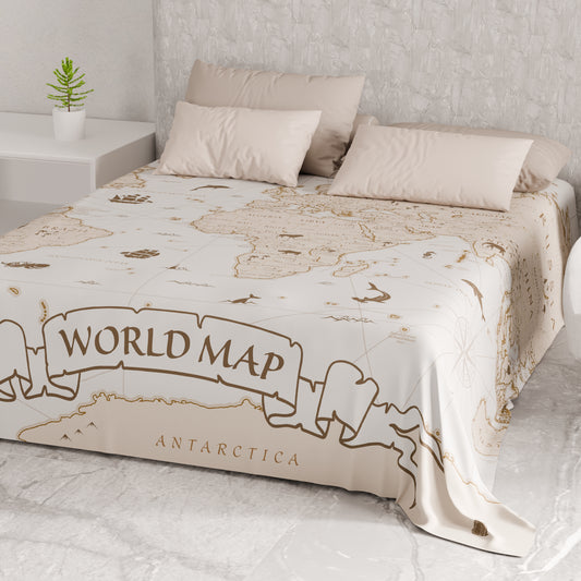 Telo Arredo Copridivano, Copriletto, Copritavolo e Copritutto in Microfibra | Fantasia World 01