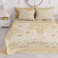 Copriletto Estivo, Coperta Leggera, Lenzuola Copriletto, World Beige