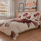 Housse de couette double, simple, une place et demie, Floral 04-171