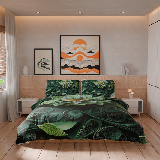 Housse de couette Double, Simple, Une place et demie, Floral 05-22