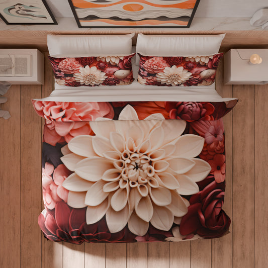 Housse de couette pour lit double, simple, une place et demie, Floral 05-24
