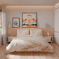 Housse de couette double, simple, une place et demie, florale F150