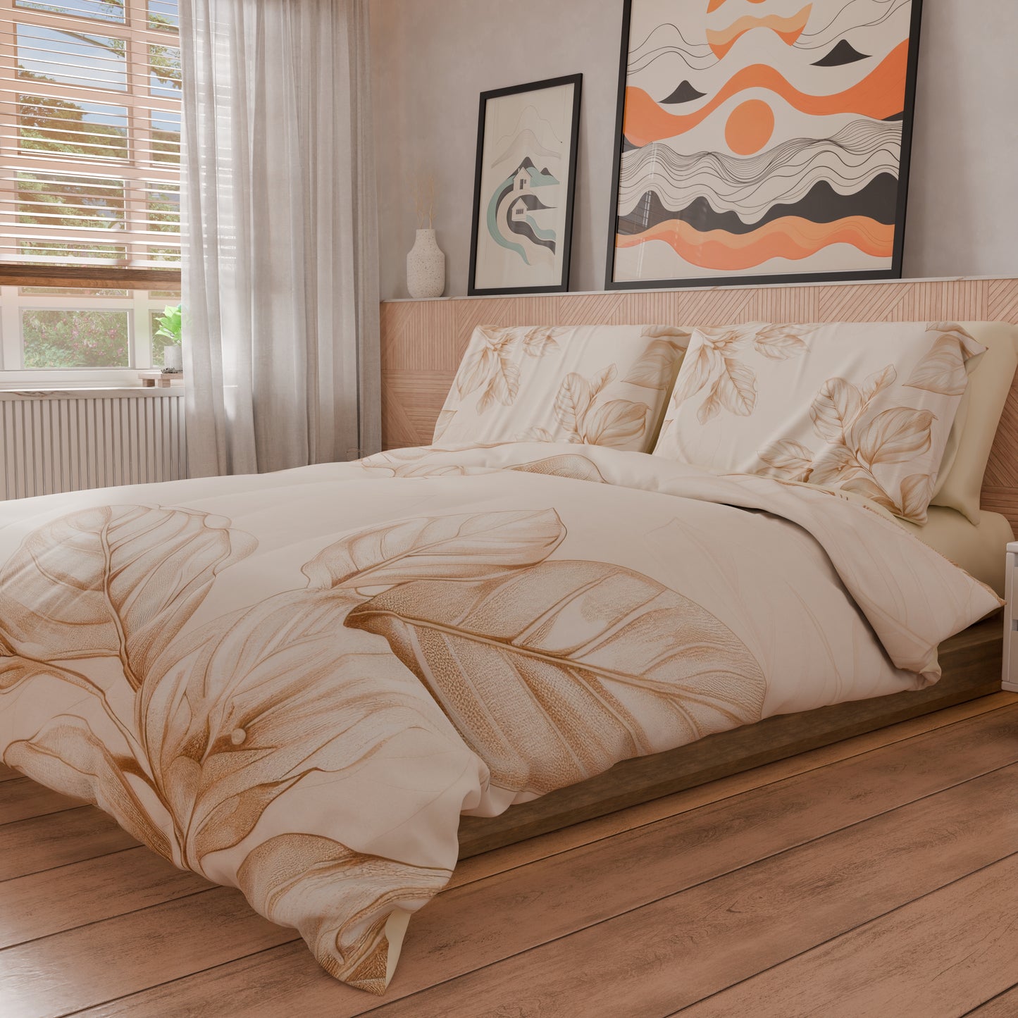 Housse de couette double, simple, une place et demie, florale F150
