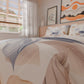 Housse de couette double, simple, une place et demie, florale F164