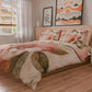 Housse de couette double, simple, une place et demie, florale F20