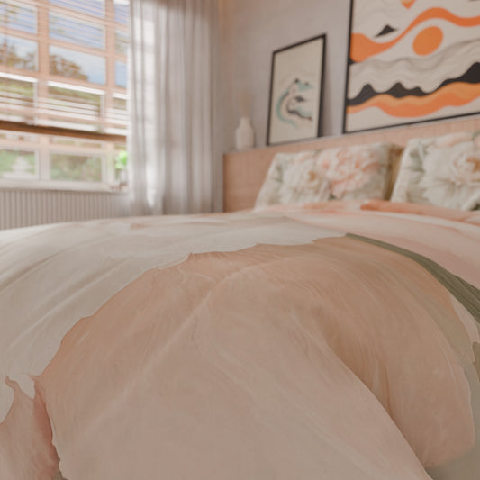 Housse de couette double, simple, une place et demie, florale F40