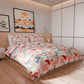 Housse de Couette Double, Simple, 1 Place et Demi, Florale 19-00