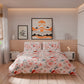 Housse de Couette Double, Simple, 1 Place et Demi, Florale 19-03