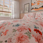 Housse de Couette Double, Simple, 1 Place et Demi, Florale 19-03