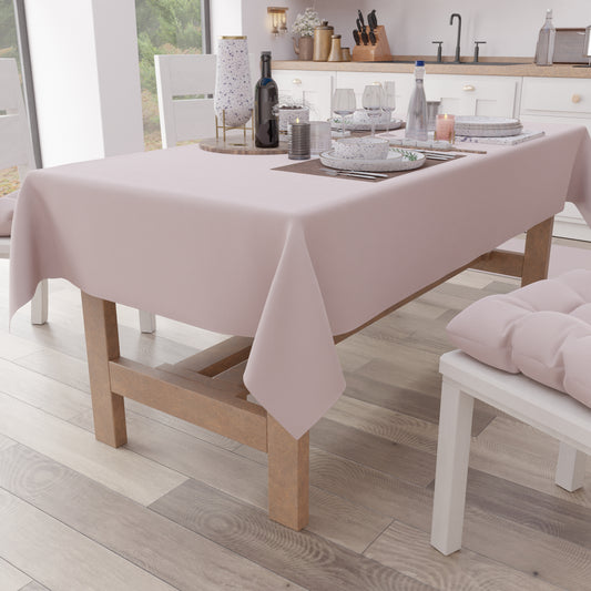 Tovaglia da Tavola in Cotone, Tovaglia Tinta Unita Rosa