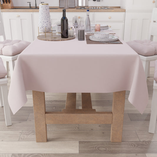 Tovaglia da Tavola in Cotone, Tovaglia Tinta Unita Rosa
