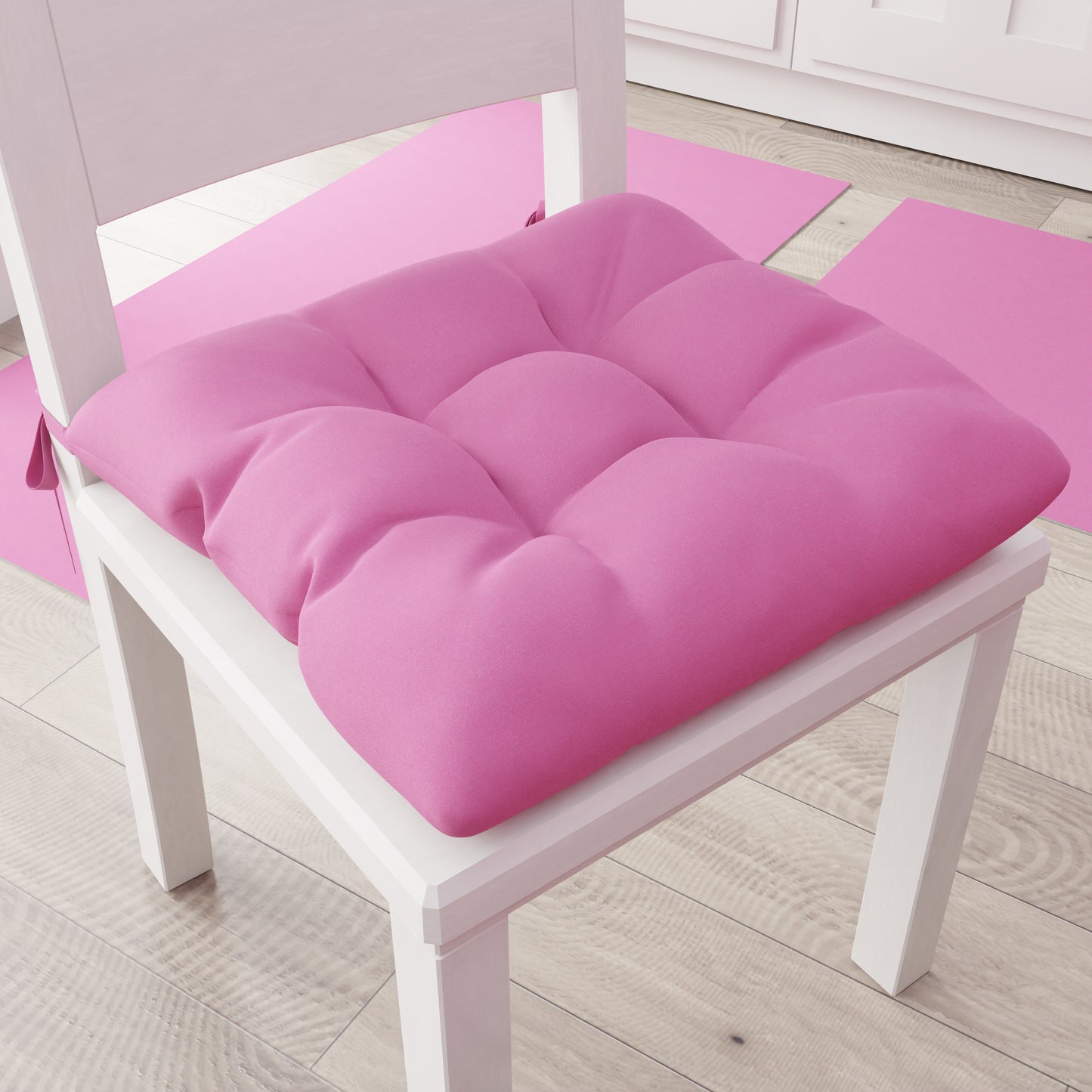 Coussins pour Chaises de Cuisine, Couvre-Chaises 6 Pièces Fuchsia