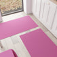 Tapis de cuisine, couloir de cuisine, uni fuchsia