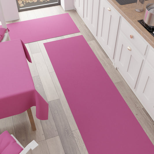 Tapis de cuisine, couloir de cuisine, uni fuchsia