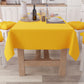 Tovaglia da Tavola in Cotone, Tovaglia Tinta Unita Giallo