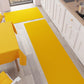 Kitchen Rug Kitchen Runner Solid Color Yellow