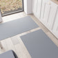 Tapis de cuisine, couloir de cuisine, uni Gris