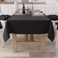 Nappe de Table en Coton, Nappe Unie Noire