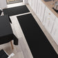 Kitchen Rug, Kitchen Runner, Plain Black