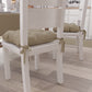 Coussins pour Chaises de Cuisine, Couvre-Chaises 6 Pièces Taupe
