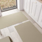 Tapis de cuisine, couloir de cuisine, uni taupe