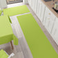 Kitchen Rug, Kitchen Runner, Plain Light Green
