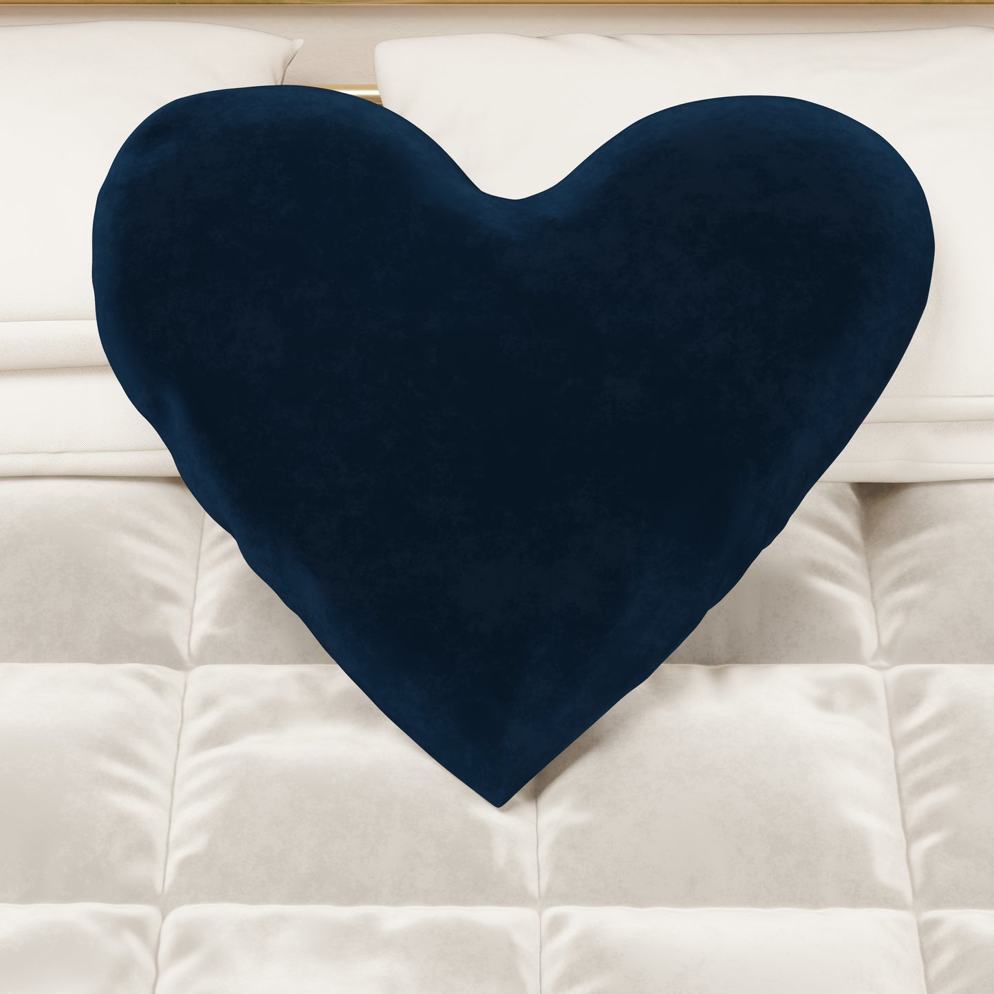 Coussin Décoratif Cœur Bleu