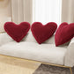 Coussin Décoratif Cœur Bordeaux