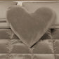 Cuscino Arredo Cuore Fango