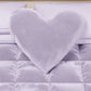 Cuscino Arredo Cuore Lilla