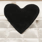 Coussin Décoratif Cœur Noir