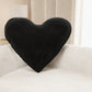 Coussin Décoratif Cœur Noir