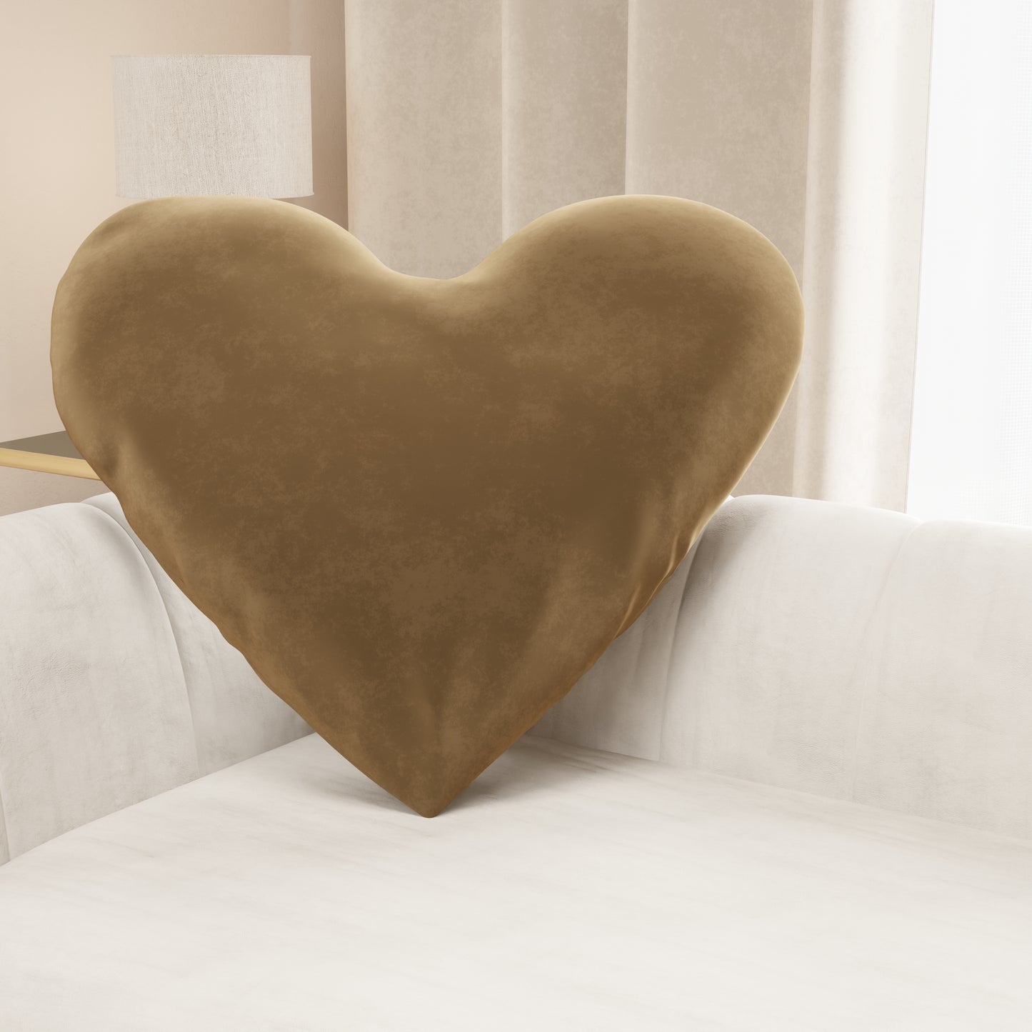 Coussin Décoratif Cœur Tourterelle