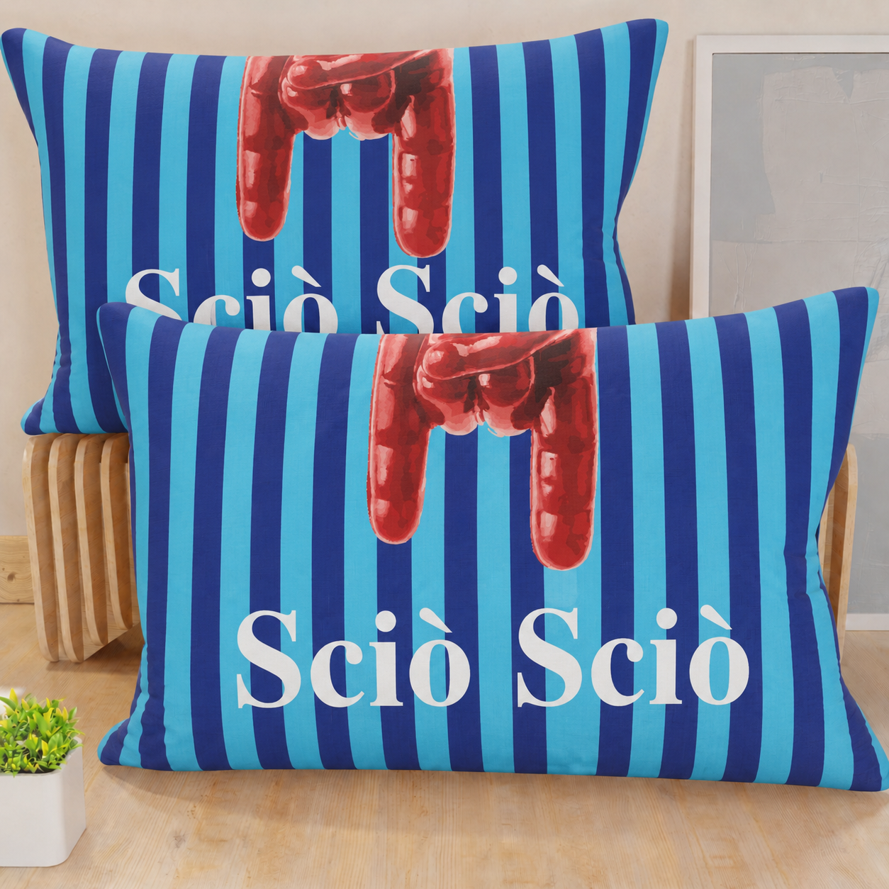 Federe, Federe Cuscini in Stampa Digitale, Bella Napoli Scio Scio