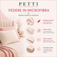 Federe, Federe Cuscini in Stampa Digitale, A Quadretti Blu Notte