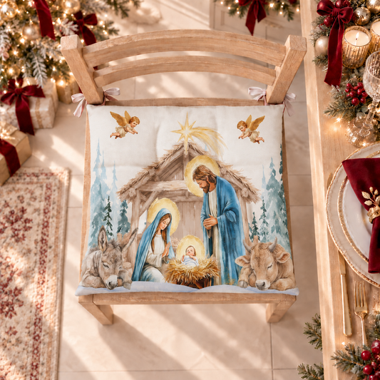 Cuscini per Sedie Natalizi Coprisedia Natalizi Miracolo