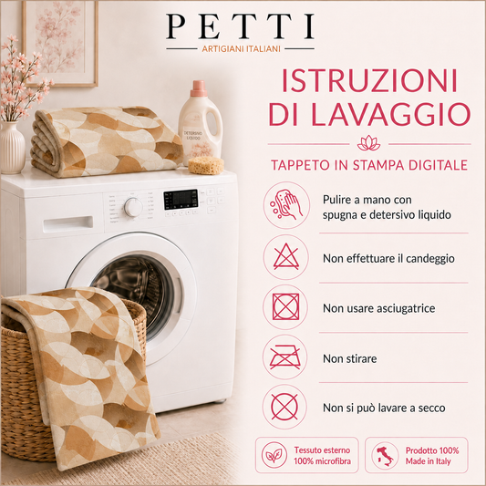 Tappeto Cucina Antiscivolo Passatoia Cucina lavabile, Cucina Geo - Cerchio Lilla