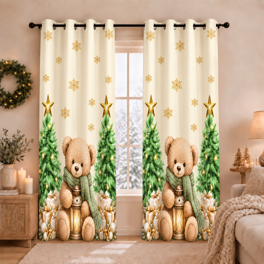 Tenda Arredo da Interno a Pannelli con Anelli Teddy Gold