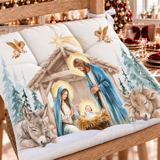 Cuscini per Sedie Natalizi Coprisedia Natalizi Miracolo
