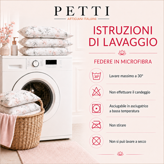 Federe, Federe Cuscini in Stampa Digitale, Righe Bianco/Celeste