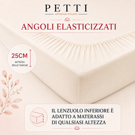 Lenzuola in Cotone, Completo Letto con Federe in Stampa Digitale Mille Righe 37