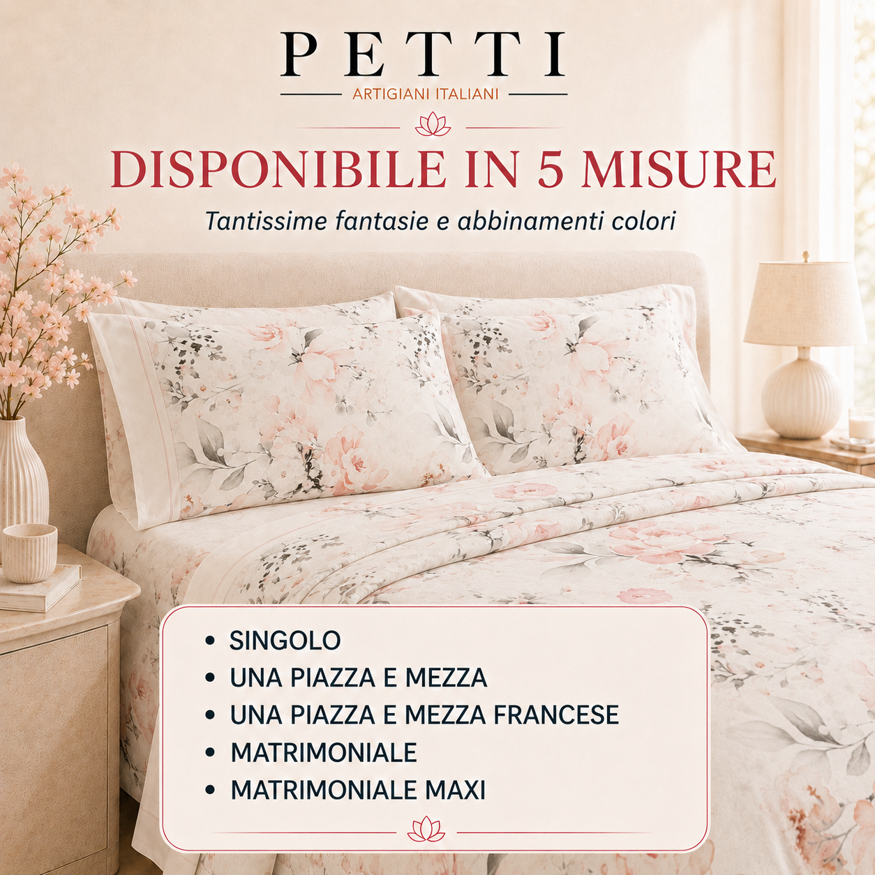 Lenzuola in Cotone, Completo Letto con Federe in Stampa Digitale Mille Righe 37