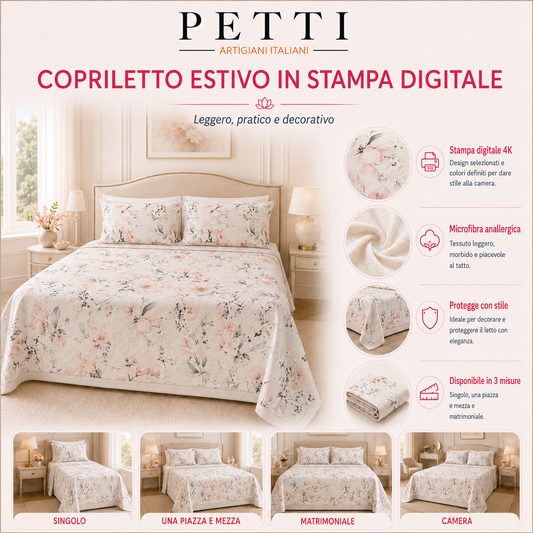 Lenzuolo Copriletto e Federe in Microfibra Pois 21