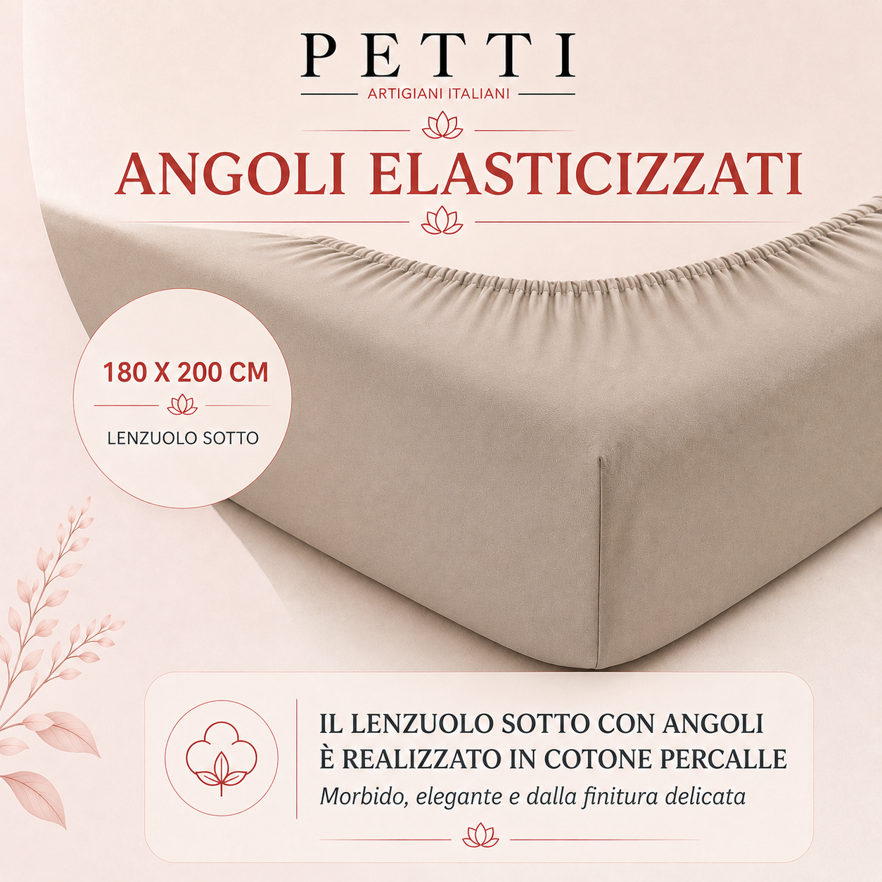Draps percale, Draps doubles en coton gris