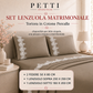 Draps Percale avec Dentelle, Draps Double en Coton Bordeaux