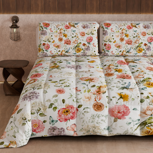 Couette, Couette Double, Simple, Une Place et Demie, Floral 06 00