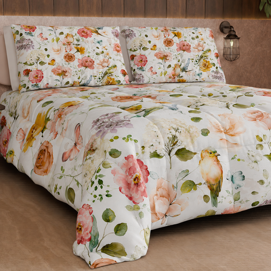 Couette, Couette Double, Simple, Une Place et Demie, Floral 06 00